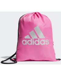 Mochila saco 3D adidas de Tejido sintético de color Negro | Lyst