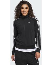 adidas - Priegreen Essentials War Up Sli 3 Stripes Jacket - Lyst