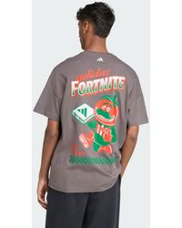 adidas - T-Shirt Con Grafica E Vestibilità Ampia X Fortnite - Lyst