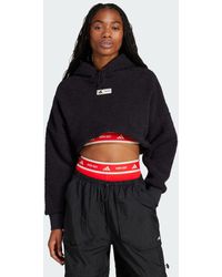 adidas - Felpa Con Cappuccio X Moon Boot Cropped - Lyst