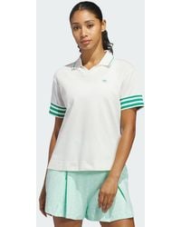 adidas - Originals 3-Stripe Polo Shirt - Lyst