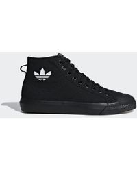black adidas high tops mens