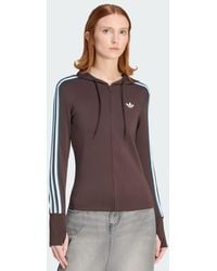 adidas Originals - Chaqueta Con Capucha Y Cremallera Trefoil - Lyst