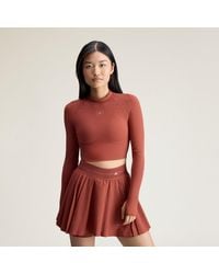 adidas - By Stella Mccartney Training Longsleeve Crop Top - Lyst