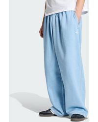 adidas - Trefoil Essentials Melange Baggy Open Hem Joggers - Lyst