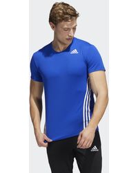 adidas AEROREADY 3-Streifen T-Shirt - Blau
