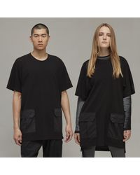 adidas - Y-3 Crepe Jersey Short Sleeve Pocket T-shirt - Lyst