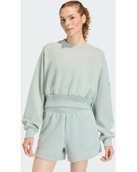 adidas - Soft Lux Loose Sweatshirt - Lyst