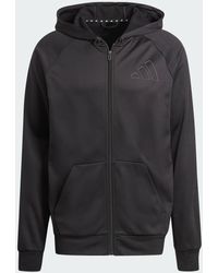 adidas - Felpa Con Cappuccio Game And Go Small Logo Training Full-Zip - Lyst