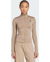 adidas - Optime Essentials Full-Zip Jacket - Lyst
