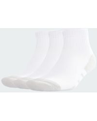 adidas - Essentials Climacool Quarter Socks 3 Pairs - Lyst