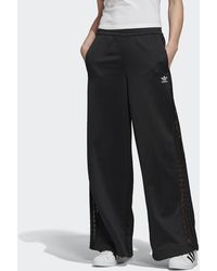 adidas Pantalon Wide Leg Lace - Noir