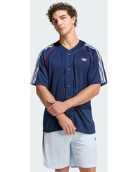 adidas - Adicolor Baseball Jersey - Lyst