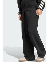 adidas - Kit Small Logo Wide Joggers - Lyst