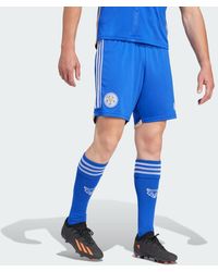adidas - Leicester City Fc 23/24 Home Shorts - Lyst