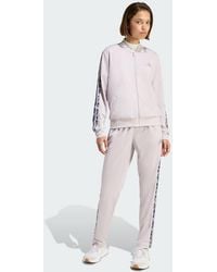 adidas - 3-Stripes Leopard Print Tracksuit - Lyst
