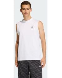adidas - Trefoil Essentials Sleeveless Tank Top - Lyst