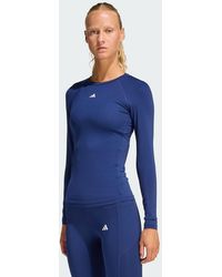 adidas - Techfit Long Sleeve Training Long-Sleeve Top - Lyst