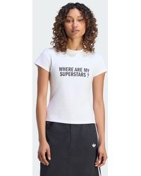 adidas - Where Are My Superstars Wmns Tee - Lyst
