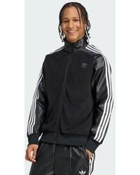 adidas - Giacca Da Allenamento X Jeremy Scott Pride Faux Leather Mesh - Lyst
