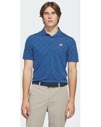 adidas - Ultimate365 Essence Print Climacool Polo Shirt - Lyst