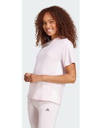 adidas - Essentials 3-Stripes Cotton Tee - Lyst