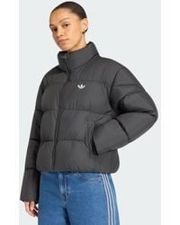 adidas - Short Padded Jacket - Lyst