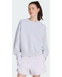 adidas - Soft Lux Loose Sweatshirt - Lyst