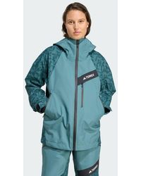 adidas - Terrex Techrock Hybrid Primeknit Climaproof+ Jacket - Lyst