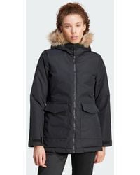 adidas - Paveric Fur Parka - Lyst