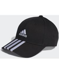adidas - Baseball 3-Streifen Cotton Twill Baseball Kappe - Lyst