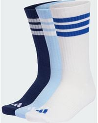 adidas - 3-Stripes Cushioned Crew Socks 3 Pair Pack - Lyst