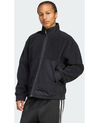 adidas - Hochwertige Essentials Polarfleece-Jacke Mit Durchgehendem Reißverschluss - Lyst