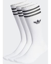 adidas - Solid Crew Socken, 3 Paar - Lyst