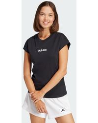 adidas - Essentials Linear Cotton T-Shirt - Lyst
