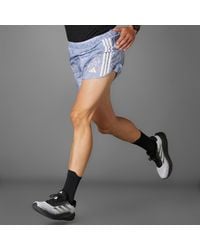 adidas - Own The Run 3-Stripes Shorts - Lyst