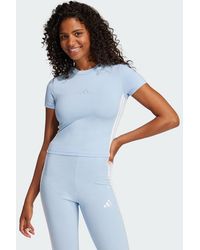 adidas - Essentials 3-Stripes Slim Baby T-Shirt - Lyst