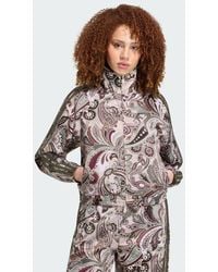 adidas - Liberty London Firebird Satin Track Top - Lyst