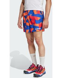 adidas - Pantalón Corto Terrex Multi Light Printed - Lyst