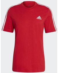adidas - Essentials 3-stripes T-shirt - Lyst