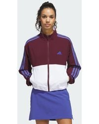 adidas - Beyond The Course Colorblock Twistweave Full-Zip Jacket - Lyst
