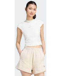 adidas Originals - Kit Small Logo Rib T-Shirt - Lyst