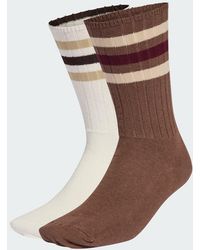 adidas - Ribbed Crew Socks 2 Pairs - Lyst