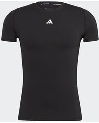 adidas - T-shirt da allenamento Techfit - Lyst