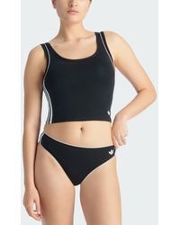 adidas - Adicolor Comfort Flex Cotton Thong Underwear - Lyst