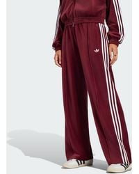 adidas - Pleated Velour Track Trousers - Lyst