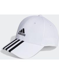 adidas - 3-stripes Cotton Twill Baseball Cap - Lyst