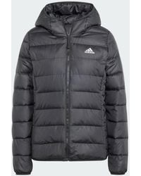 adidas - Essentials Light Water Resistant Duck Down Slim Fit Down Jacket - Lyst