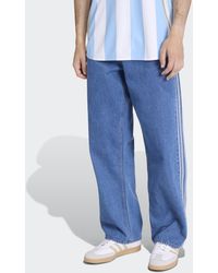 adidas - Firebird Adicolor Denim Pants - Lyst
