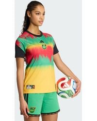 adidas - Jamaica 26 X Bob Marley Home Pre Match Jersey - Lyst